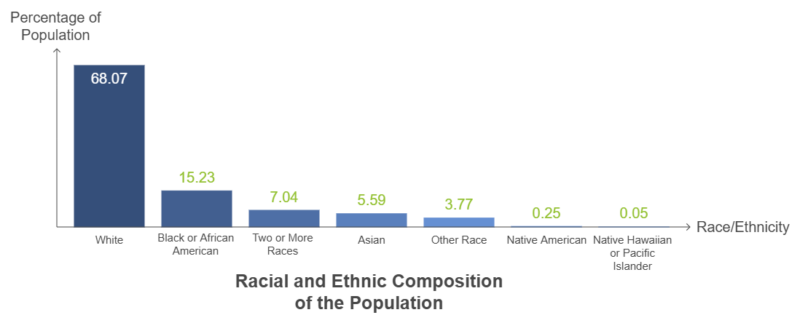 Racial and Ethnic Composition of the Population in Fort Wayne