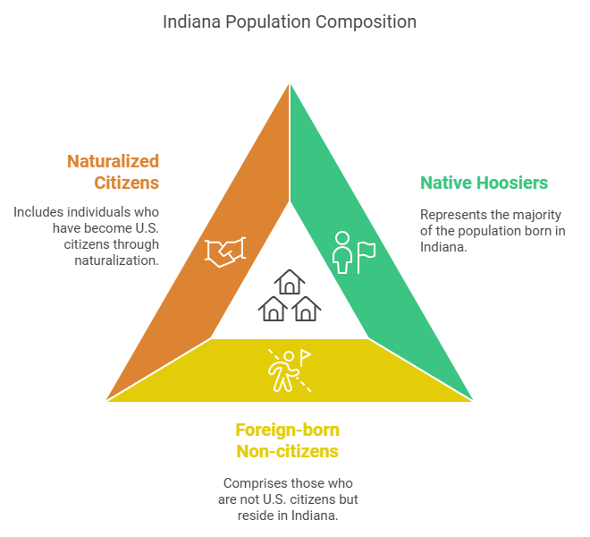 indiana population composition