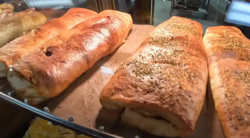 Close up photo of food in Amish bakery