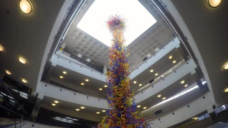 43-Foot Glass Sculpture