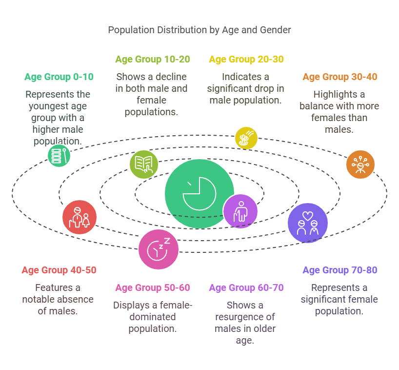 Population Distribution by Age and Gender