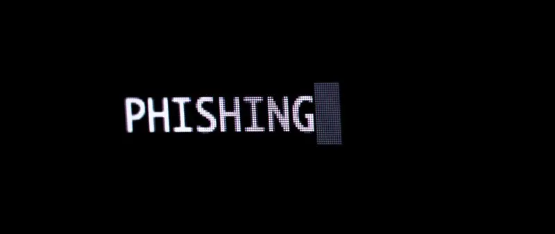 On the black screen, it says "Phishing," pointing to one of the most common ways scammers target senior citizens